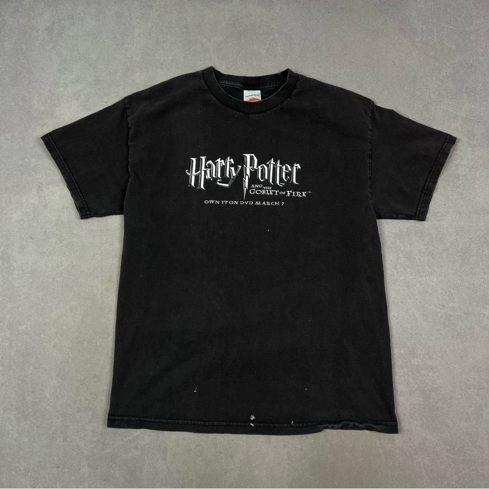 Vintage Harry Potter Goblet of Fire Black Tee
